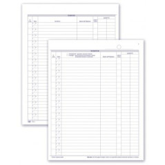 Registro Carico/Scarico Esplosivi 49pg Num 31x24,5 Cm